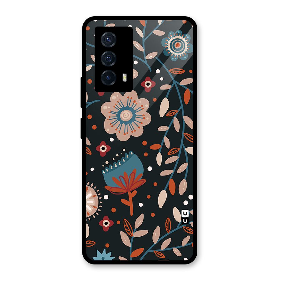 Nordic Arts Flowery Space Back Case for Vivo iQOO Z5