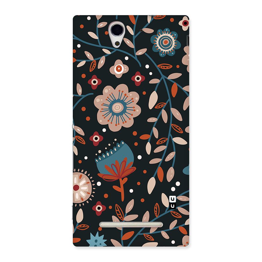 Nordic Arts Flowery Space Back Case for Xperia C3