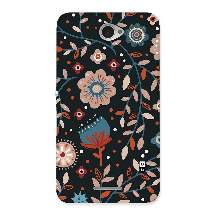 Nordic Arts Flowery Space Back Case for Xperia E4