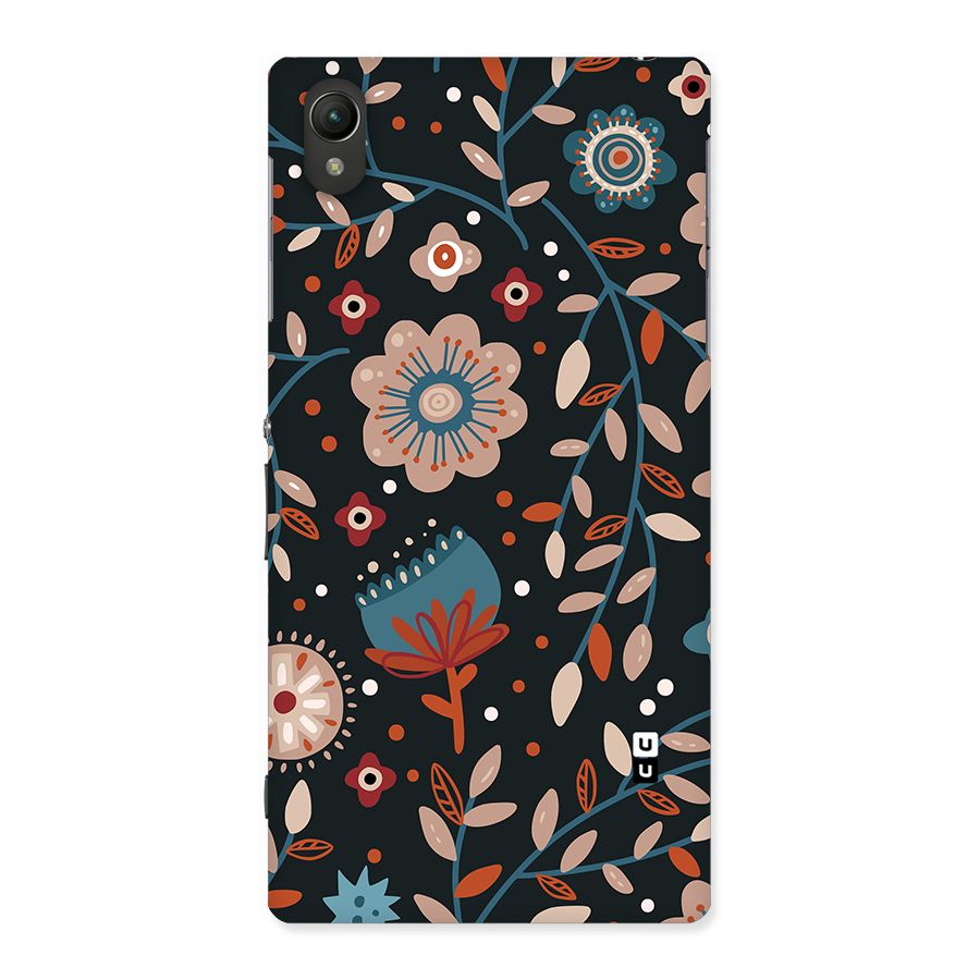 Nordic Arts Flowery Space Back Case for Xperia Z1