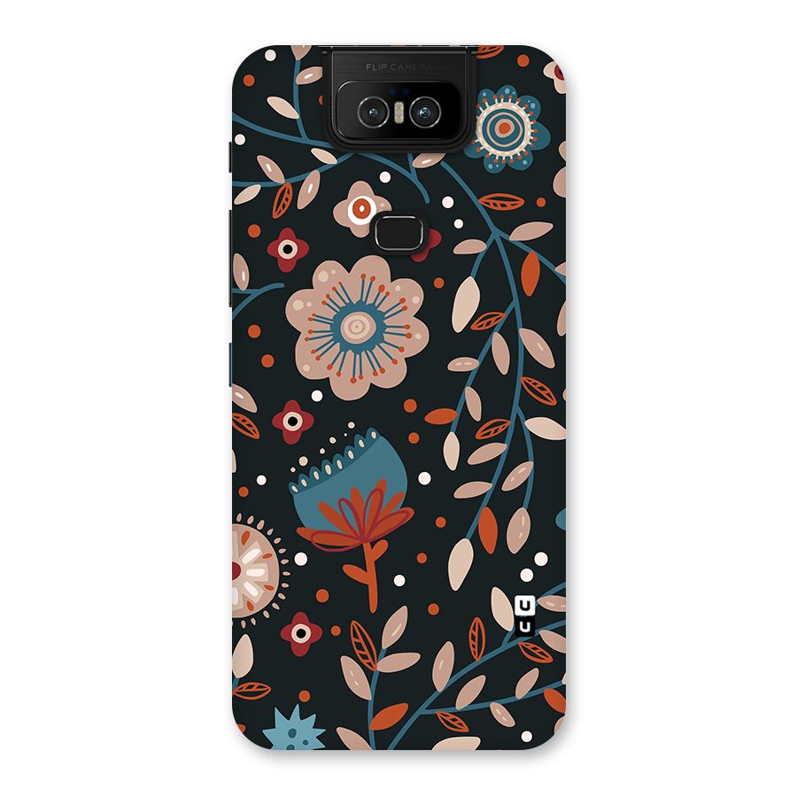 Nordic Arts Flowery Space Back Case for Zenfone 6z