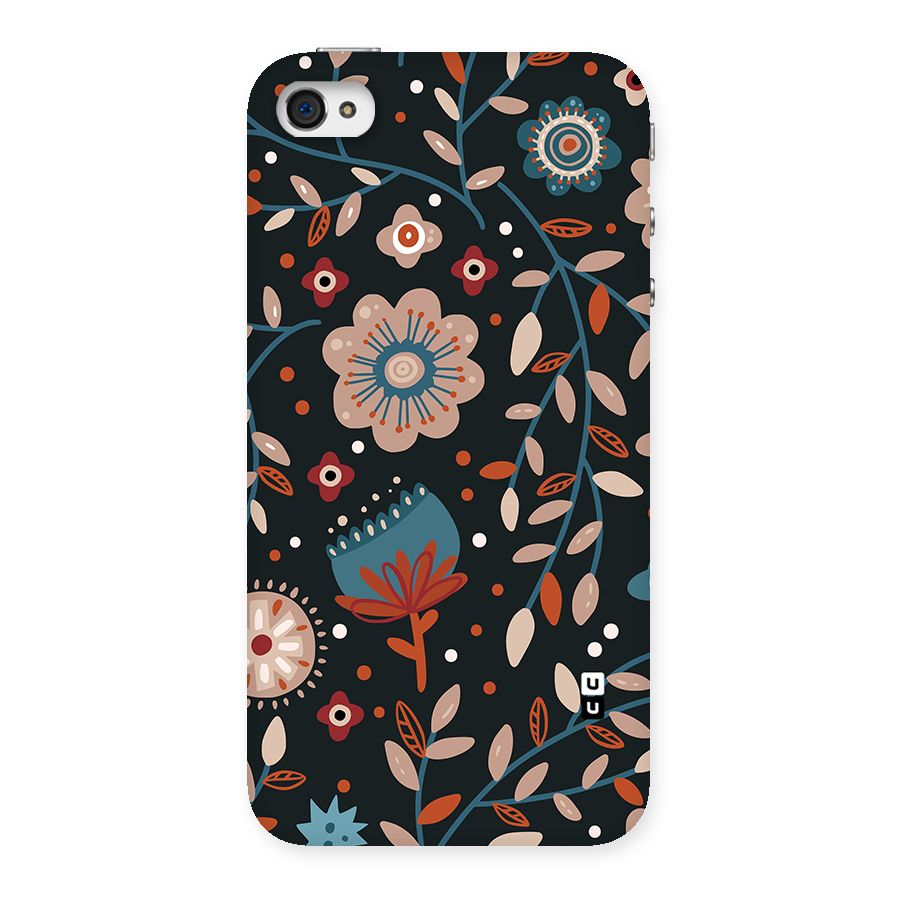 Nordic Arts Flowery Space Back Case for iPhone 4 4s