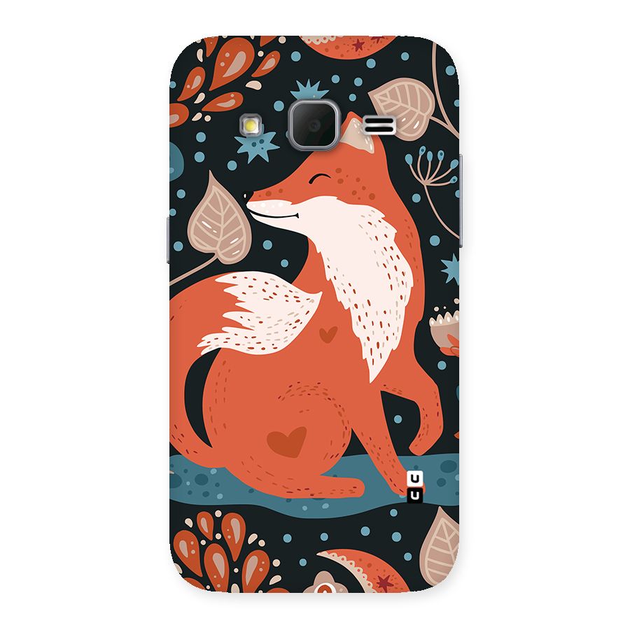 Nordic Arts Fox Back Case for Galaxy Core Prime