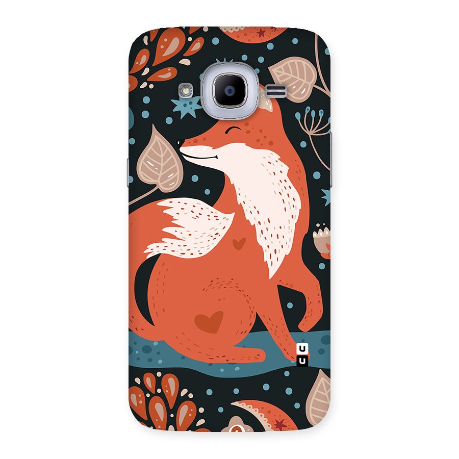 Nordic Arts Fox Back Case for Galaxy J2 Pro