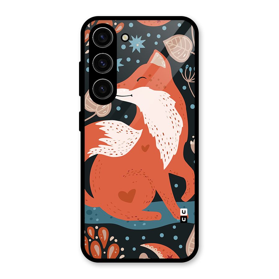 Nordic Arts Fox Glass Back Case for Galaxy S23