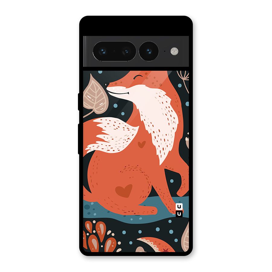 Nordic Arts Fox Glass Back Case for Google Pixel 7 Pro