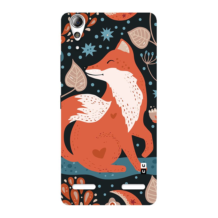 Nordic Arts Fox Back Case for Lenovo A6000 Plus