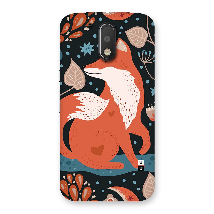 Nordic Arts Fox Back Case for Moto G4 Plus