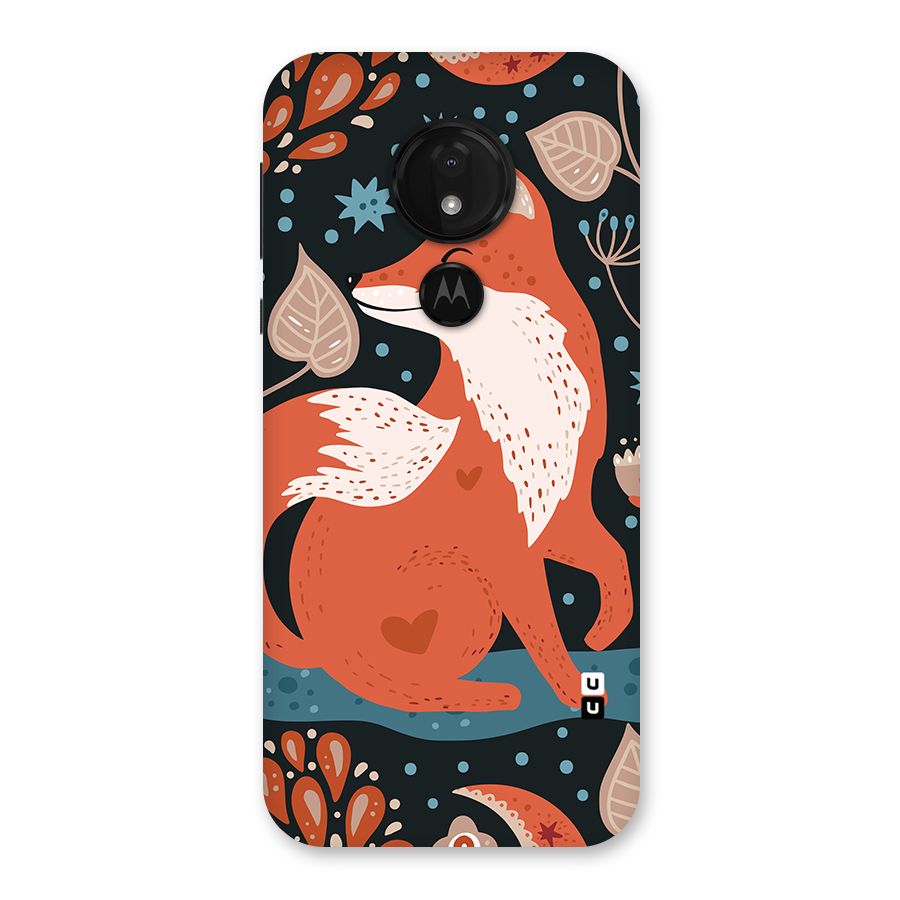 Nordic Arts Fox Back Case for Moto G7 Power