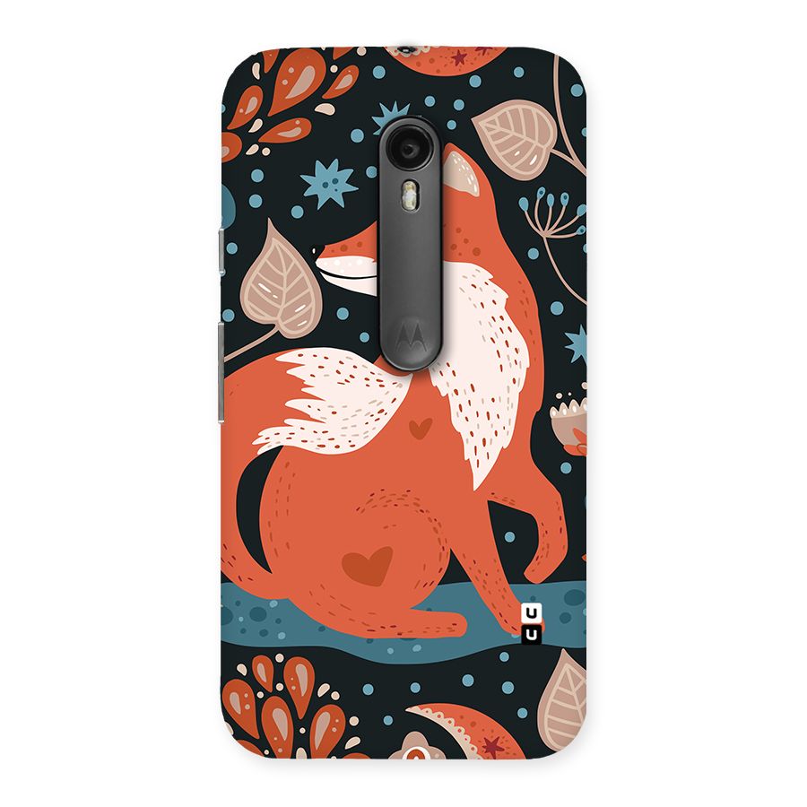 Nordic Arts Fox Back Case for Moto G Turbo