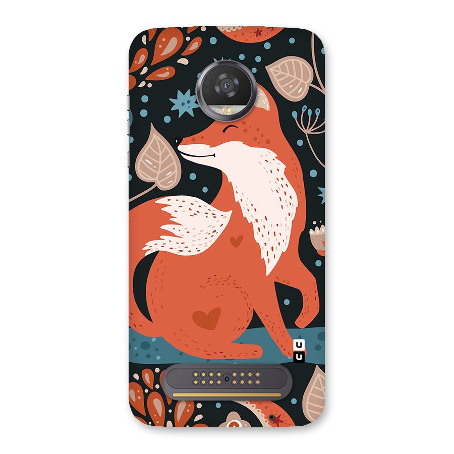 Nordic Arts Fox Back Case for Moto Z2 Play