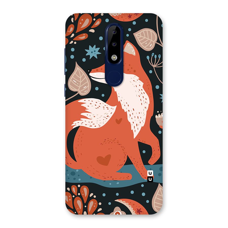 Nordic Arts Fox Back Case for Nokia 5.1 Plus