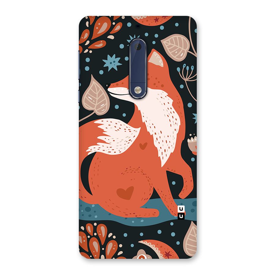 Nordic Arts Fox Back Case for Nokia 5