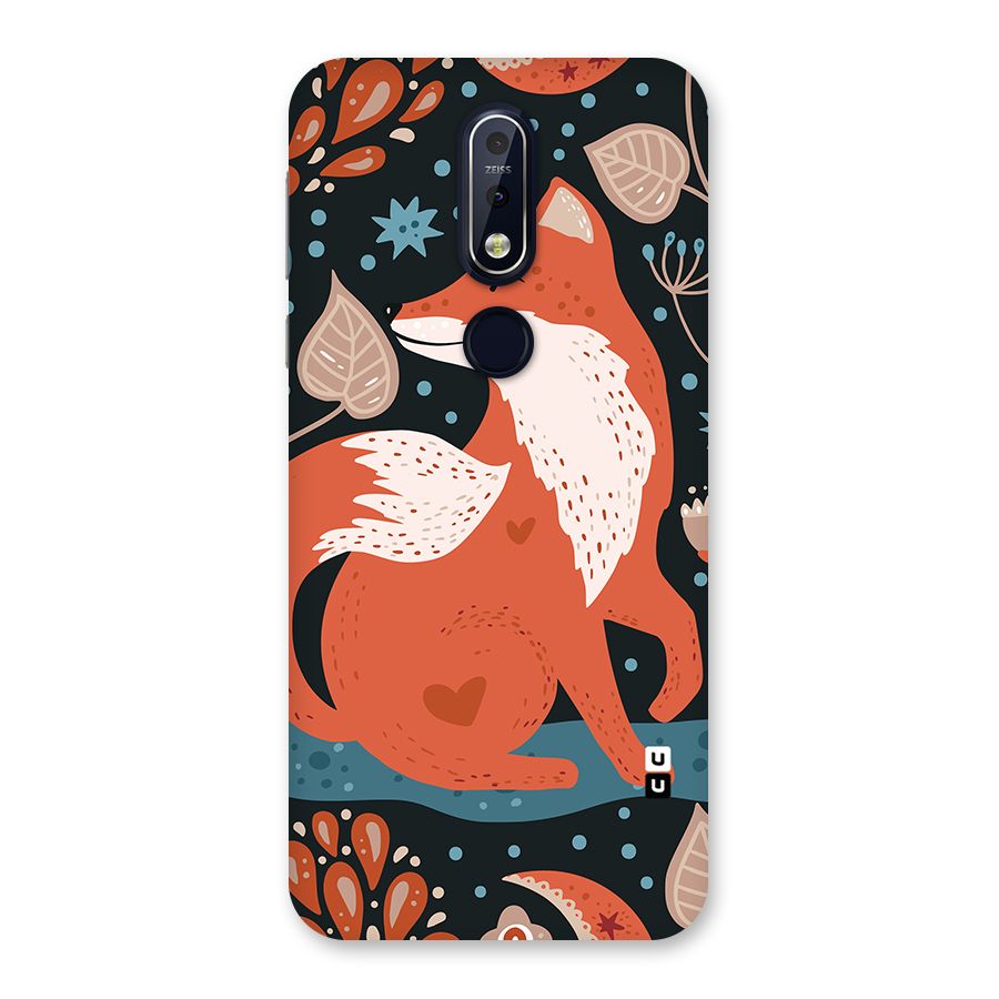 Nordic Arts Fox Back Case for Nokia 7.1