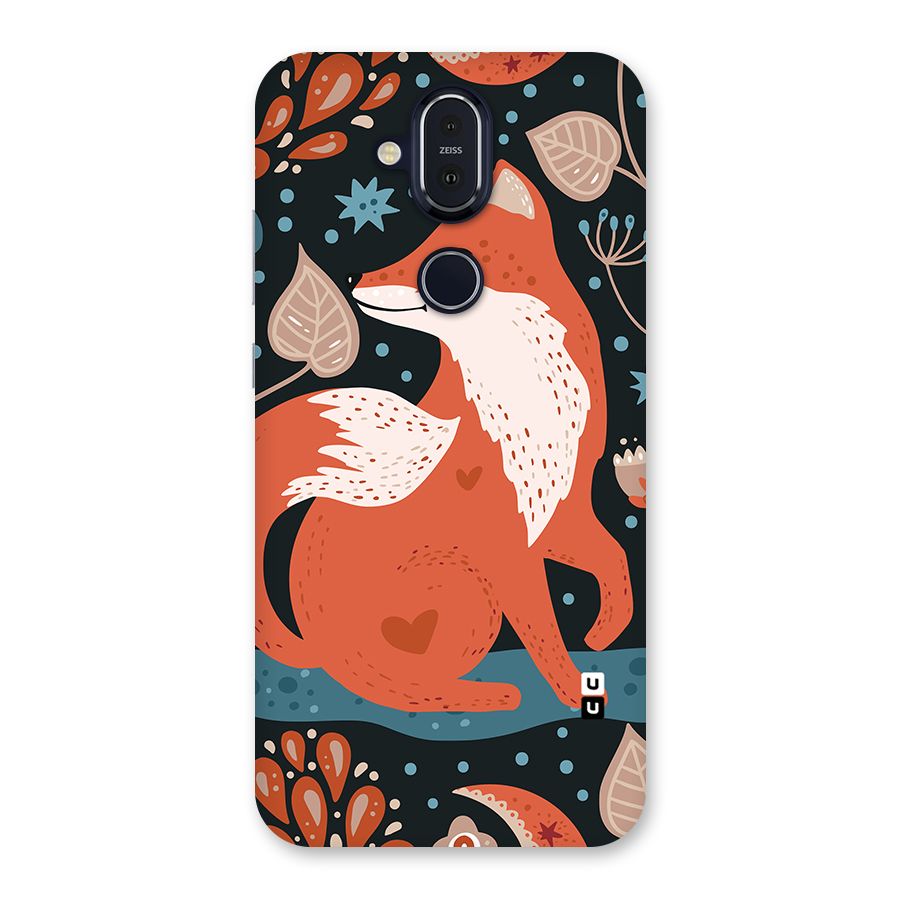 Nordic Arts Fox Back Case for Nokia 8.1