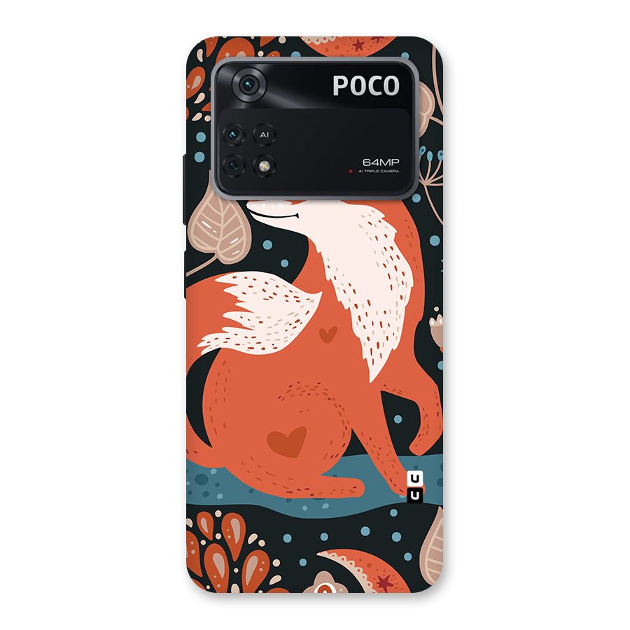 Nordic Arts Fox Back Case for Poco M4 Pro 4G
