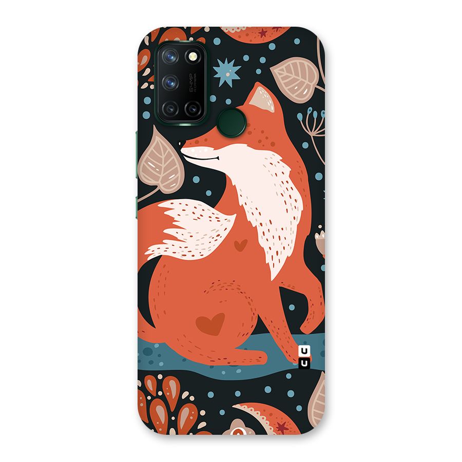 Nordic Arts Fox Back Case for Realme 7i