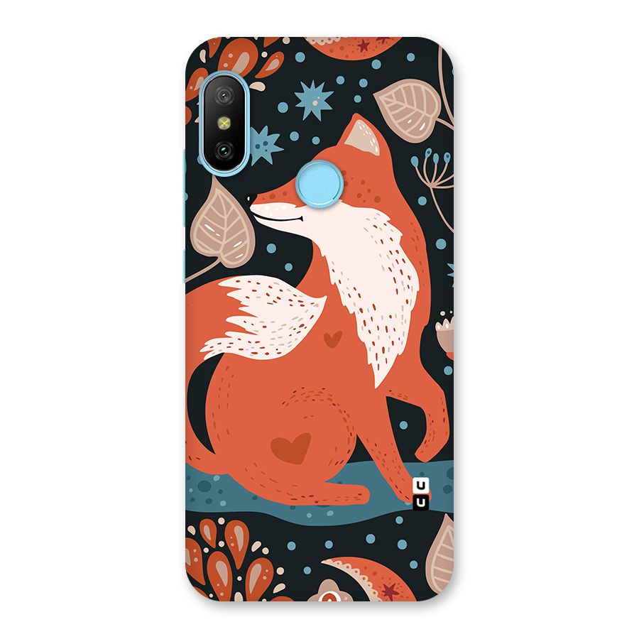 Nordic Arts Fox Back Case for Redmi 6 Pro
