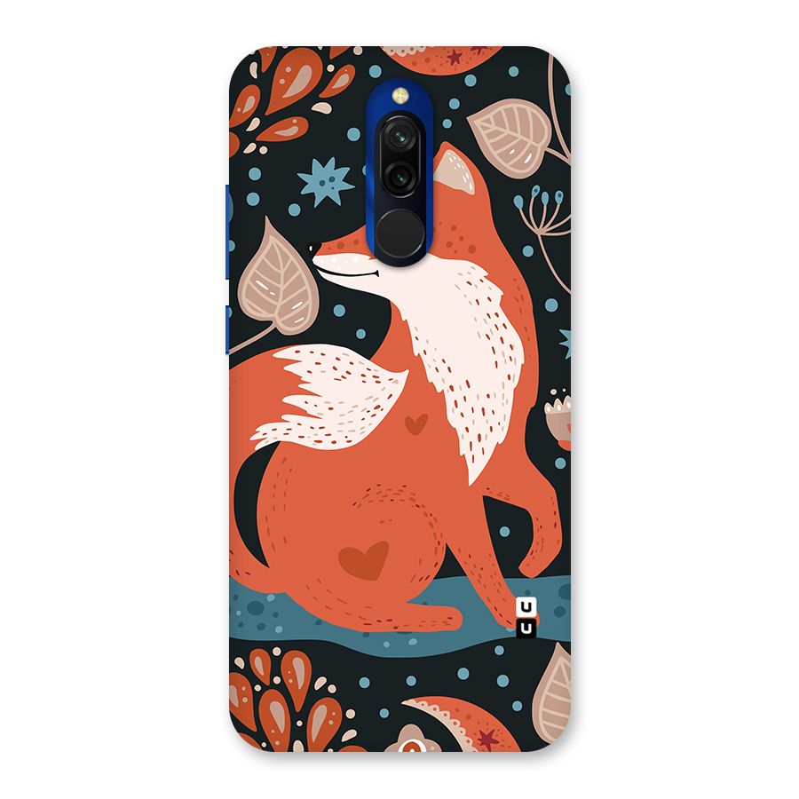 Nordic Arts Fox Back Case for Redmi 8