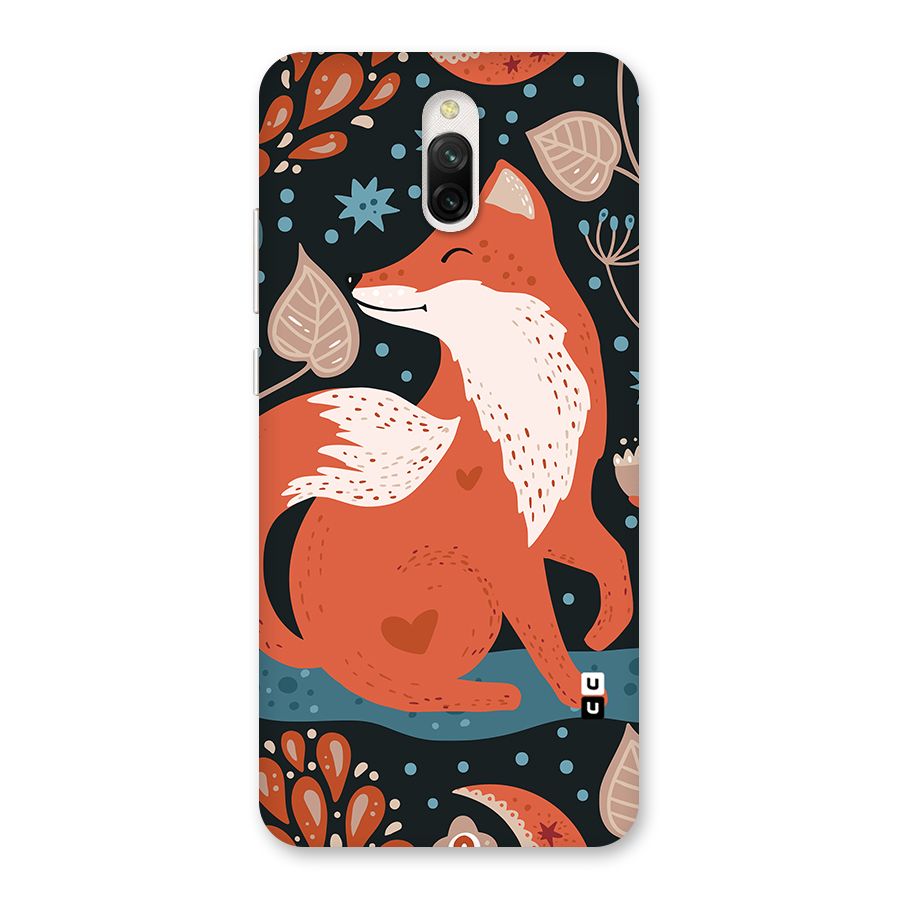 Nordic Arts Fox Back Case for Redmi 8A Dual