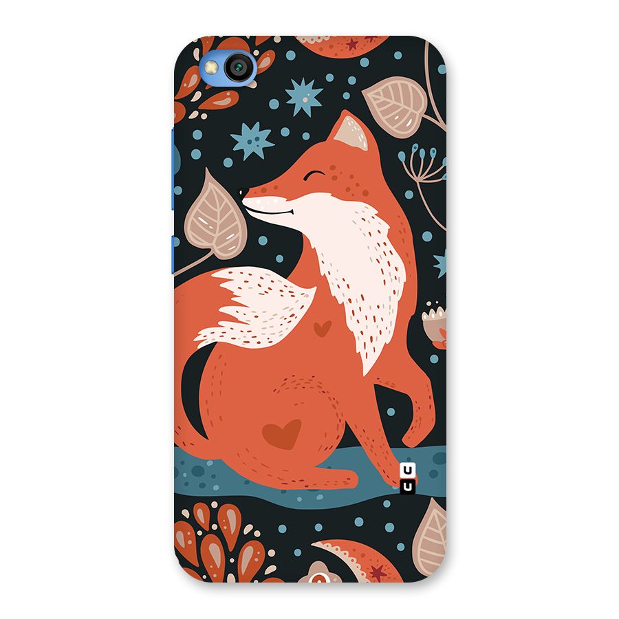 Nordic Arts Fox Back Case for Redmi Go