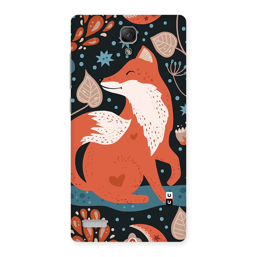Nordic Arts Fox Back Case for Redmi Note