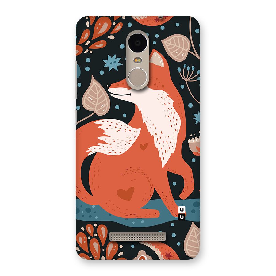 Nordic Arts Fox Back Case for Redmi Note 3