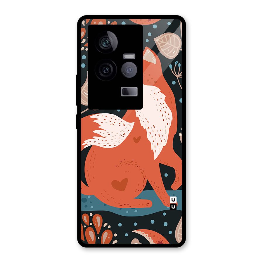 Nordic Arts Fox Glass Back Case for Vivo iQOO 11 5G