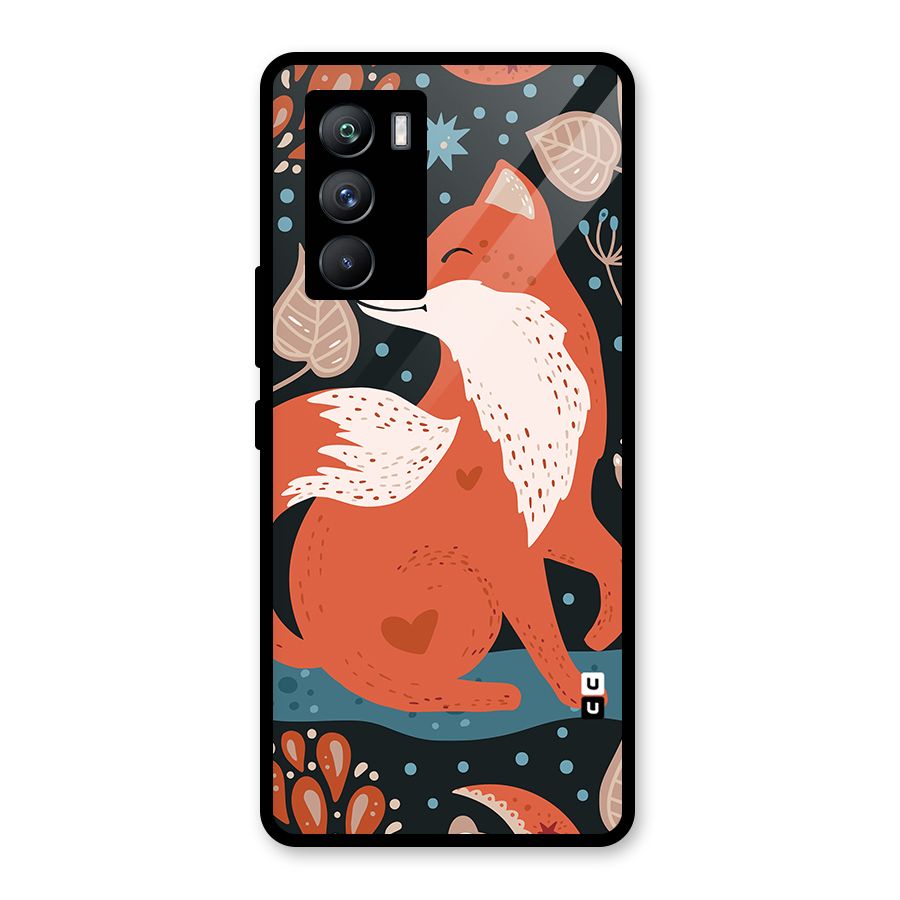 Nordic Arts Fox Glass Back Case for Vivo iQOO 9 SE