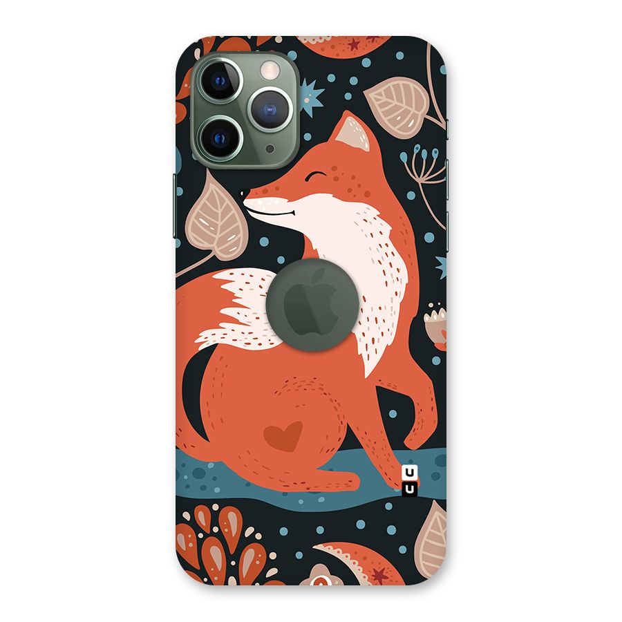 Nordic Arts Fox Back Case for iPhone 11 Pro Logo  Cut