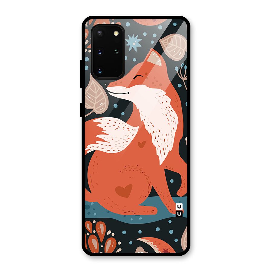Nordic Arts Fox Glass Back Case for Galaxy S20 Plus