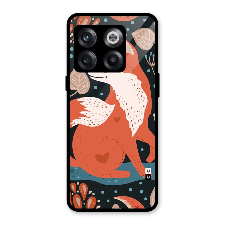 Nordic Arts Fox Glass Back Case for OnePlus 10T