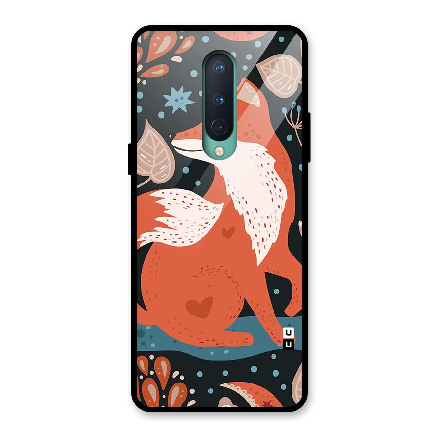 Nordic Arts Fox Glass Back Case for OnePlus 8