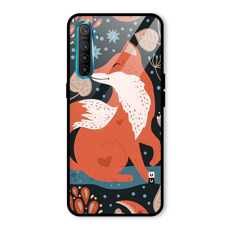 Nordic Arts Fox Glass Back Case for Realme X2