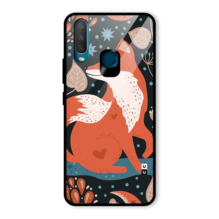 Nordic Arts Fox Glass Back Case for Vivo U10