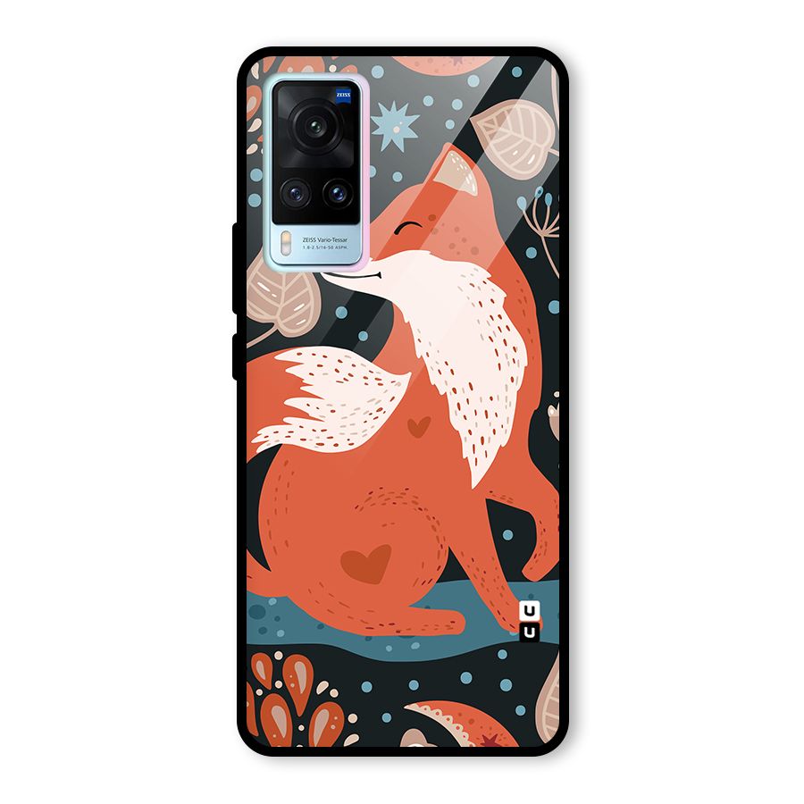 Nordic Arts Fox Glass Back Case for Vivo X60