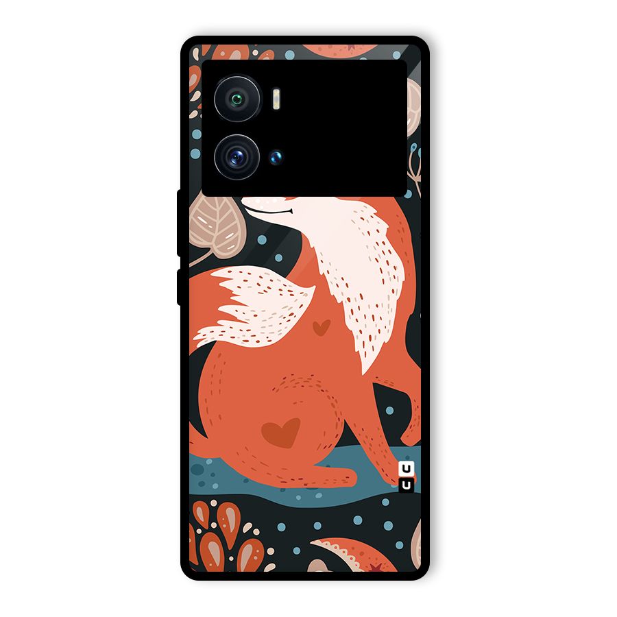 Nordic Arts Fox Glass Back Case for Vivo iQOO 9 Pro