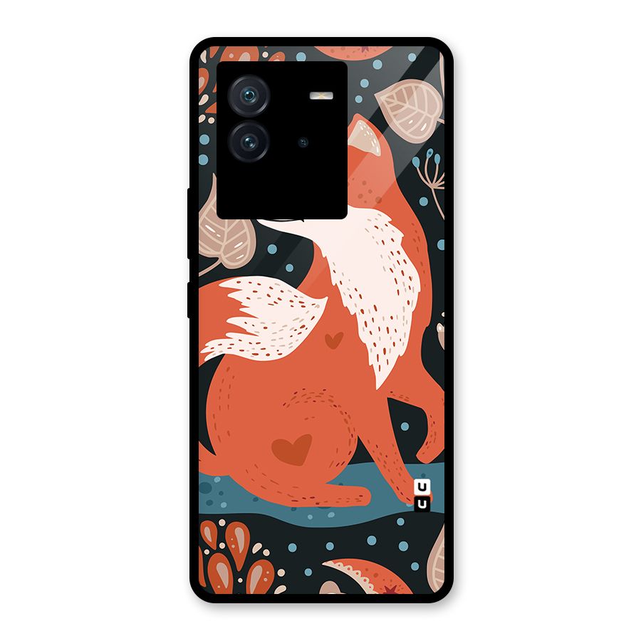 Nordic Arts Fox Glass Back Case for Vivo iQOO Neo 6 5G