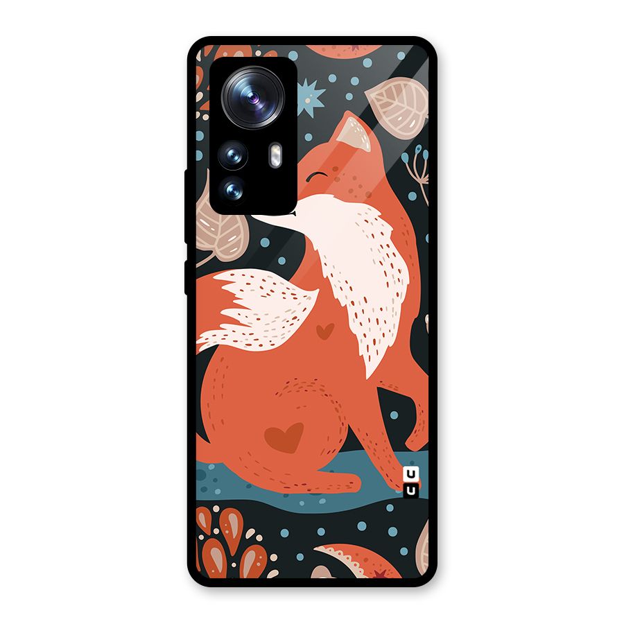Nordic Arts Fox Glass Back Case for Xiaomi 12 Pro