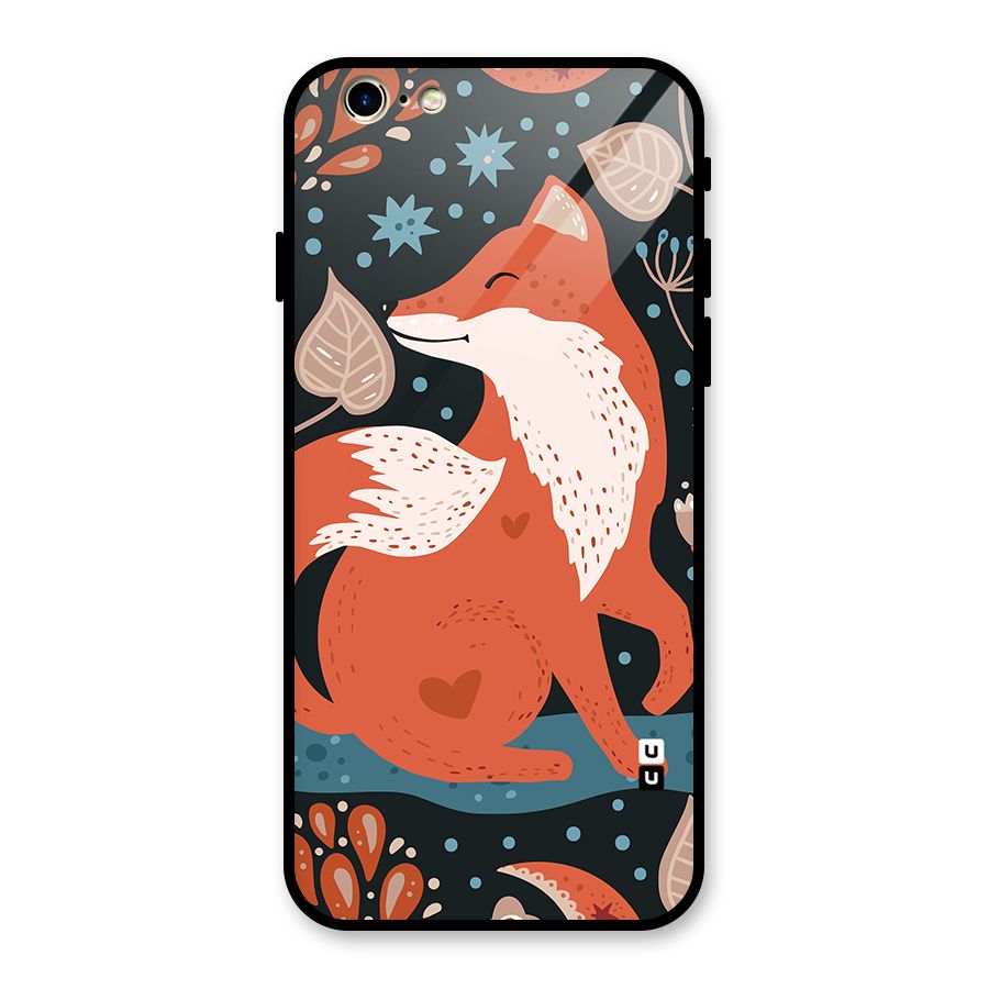 Nordic Arts Fox Glass Back Case for iPhone 6 6S