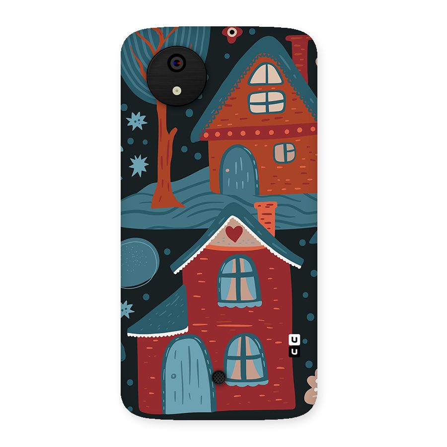 Nordic Arts Houses Back Case for Canvas A1  AQ4501