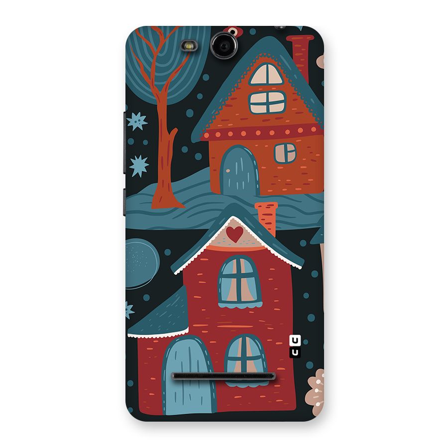 Nordic Arts Houses Back Case for Canvas Juice 3 Q392