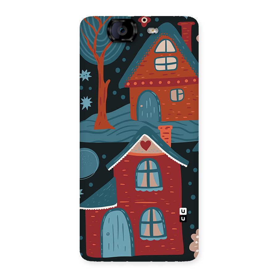 Nordic Arts Houses Back Case for Canvas Knight A350