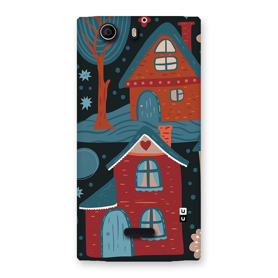 Nordic Arts Houses Back Case for Canvas Nitro 2 E311