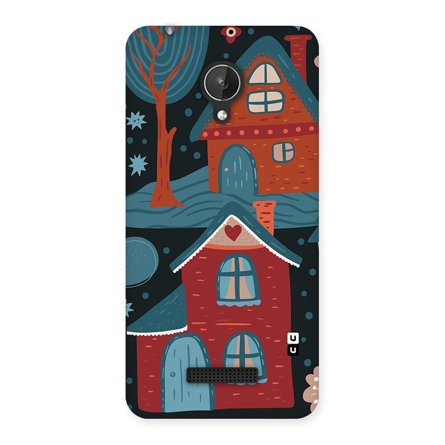 Nordic Arts Houses Back Case for Canvas Spark Q380