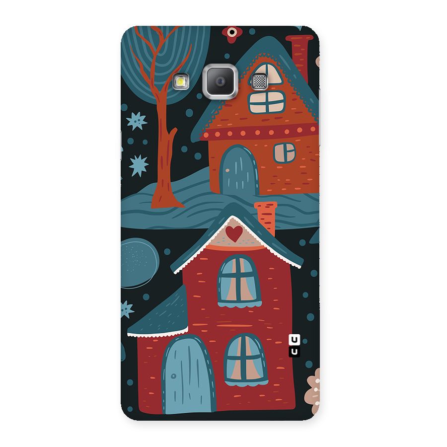 Nordic Arts Houses Back Case for Galaxy A7