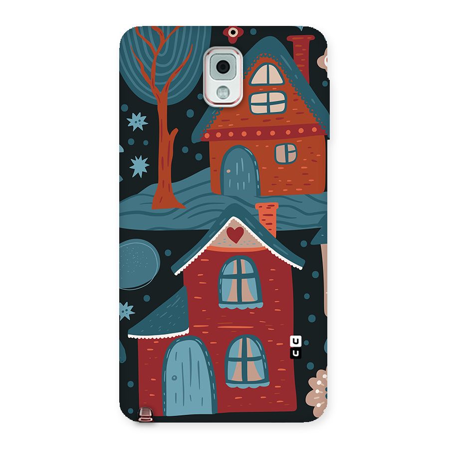 Nordic Arts Houses Back Case for Galaxy Note 3