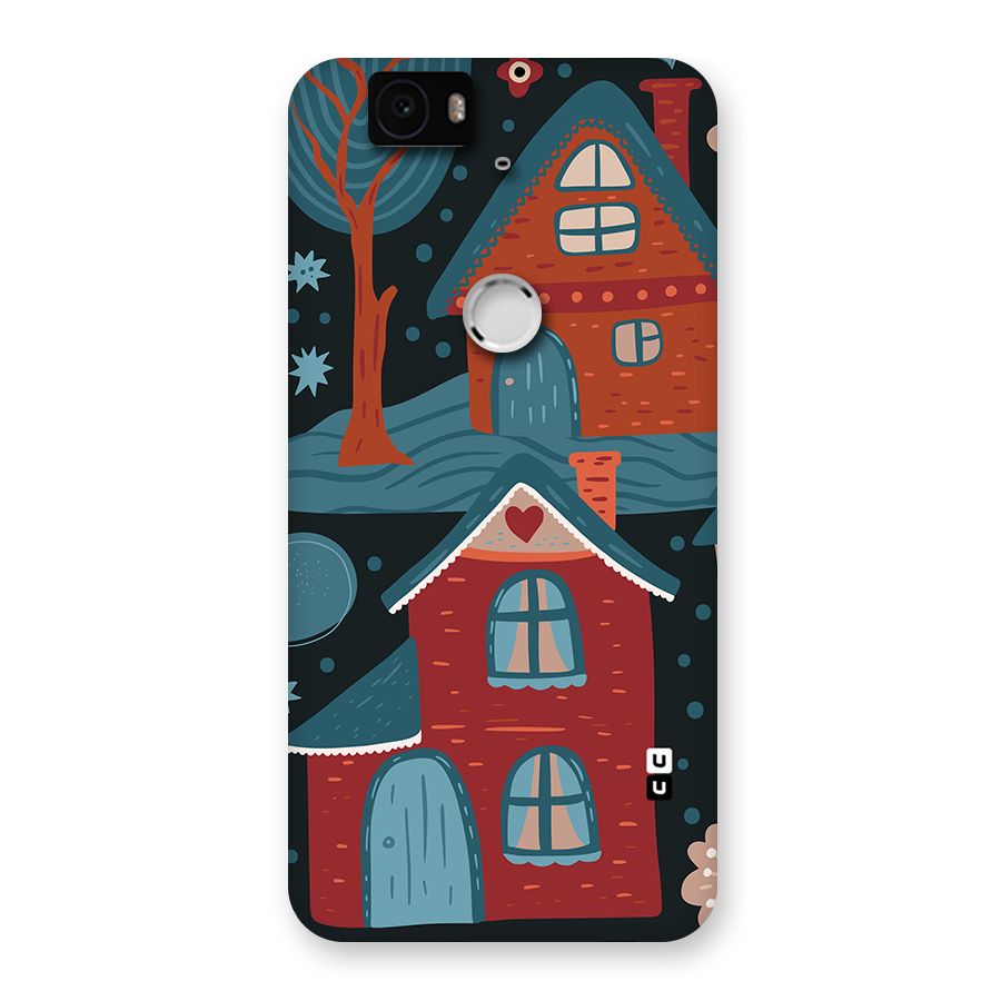 Nordic Arts Houses Back Case for Google Nexus 6P