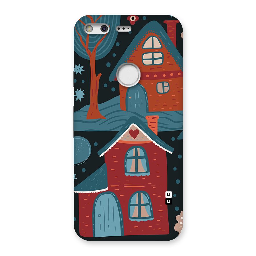 Nordic Arts Houses Back Case for Google Pixel