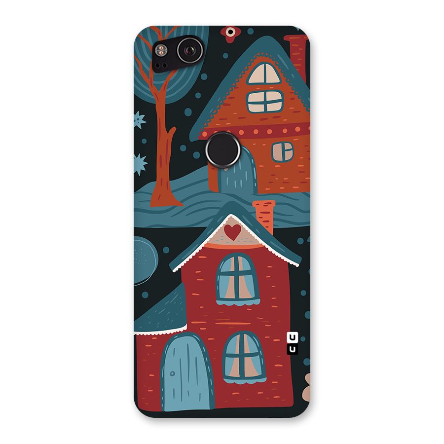 Nordic Arts Houses Back Case for Google Pixel 2